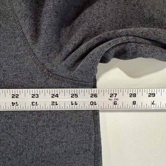Eddie Bauer Radiator Sweater Mens XXL Grey 1/4 Zip Long Sleeve Fleece Pullover - Picture 7 of 9